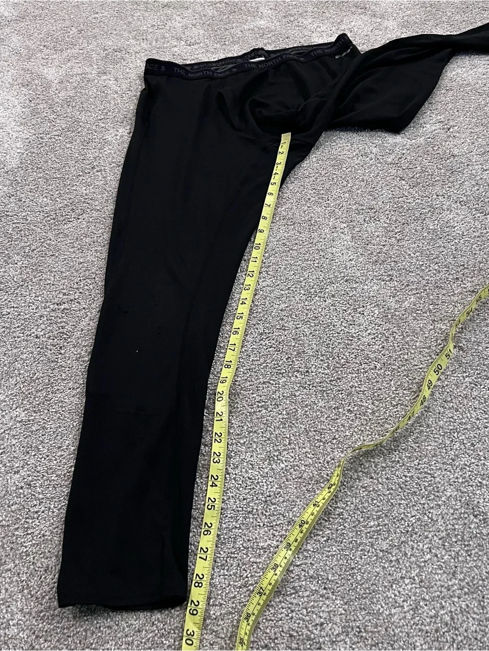 The North Face BaseLayer Pants Men’s Size Large Black Lightweight Quick Dry Snow